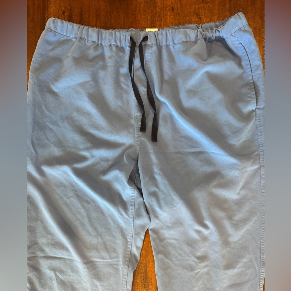 Figs Blue Scrub Pants with Drawstring - Picture 7 of 7